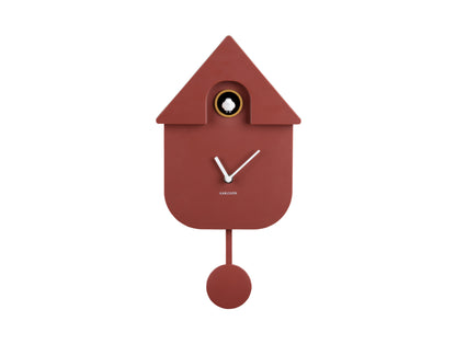 Modern Cuckoo Clock - Red Ochre [PRE-ORDER END OCT]