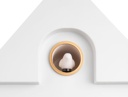 Modern Cuckoo Clock - White