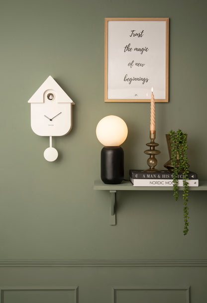Modern Cuckoo Clock - White