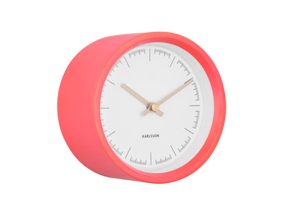 Dense Wall Clock - Coral Pink