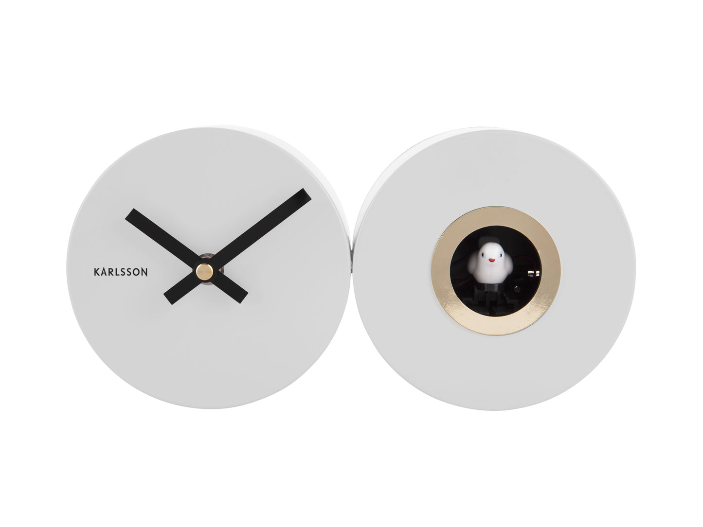 Duo Cuckoo Clock - Matte White [PRE-ORDER END OCT]
