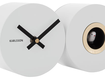 Duo Cuckoo Clock - Matte White [PRE-ORDER END OCT]