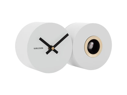 Duo Cuckoo Clock - Matte White [PRE-ORDER END OCT]