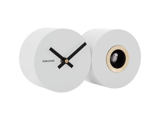 Duo Cuckoo Clock - Matte White [PRE-ORDER END OCT]