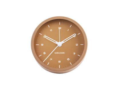 Tinge Alarm Clock - Brown