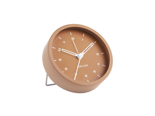 Tinge Alarm Clock - Brown