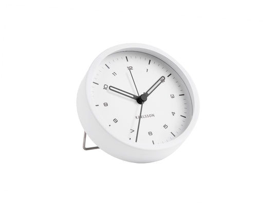 Tinge Alarm Clock - White
