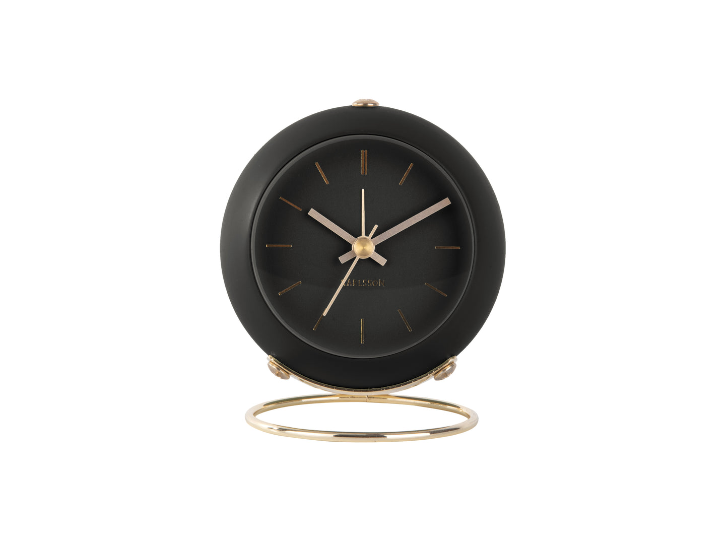 Globe Alarm Clock - Black