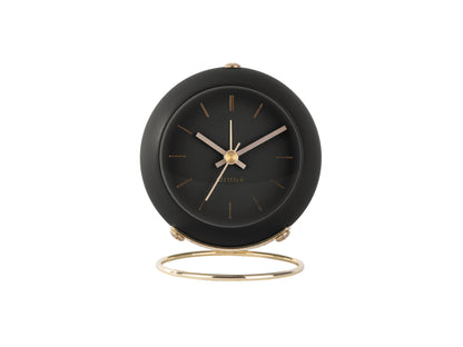 Globe Alarm Clock - Black