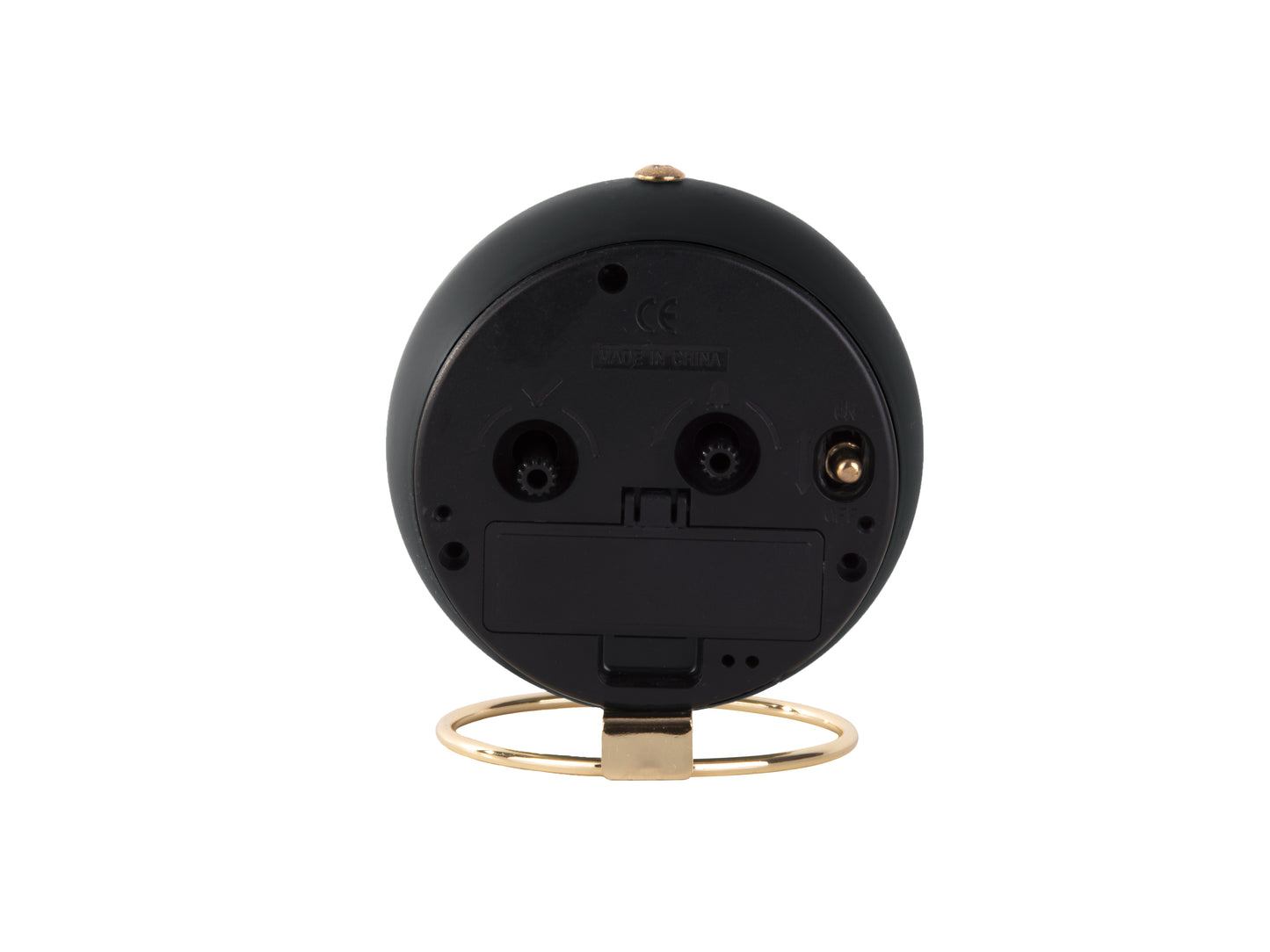 Globe Alarm Clock - Black