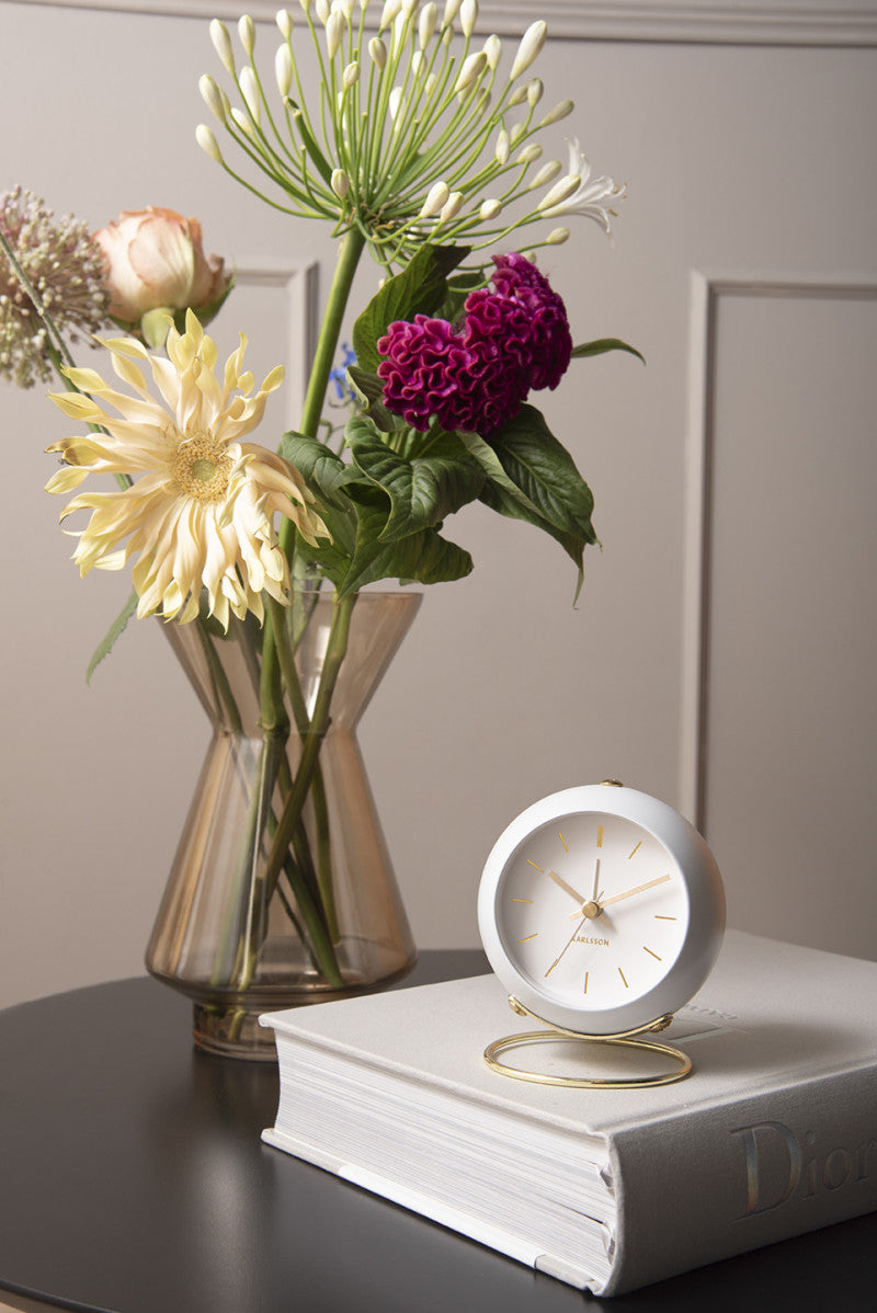 Globe Alarm Clock - White [PRE-ORDER END OCT]