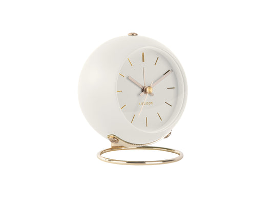 Globe Alarm Clock - White [PRE-ORDER END OCT]