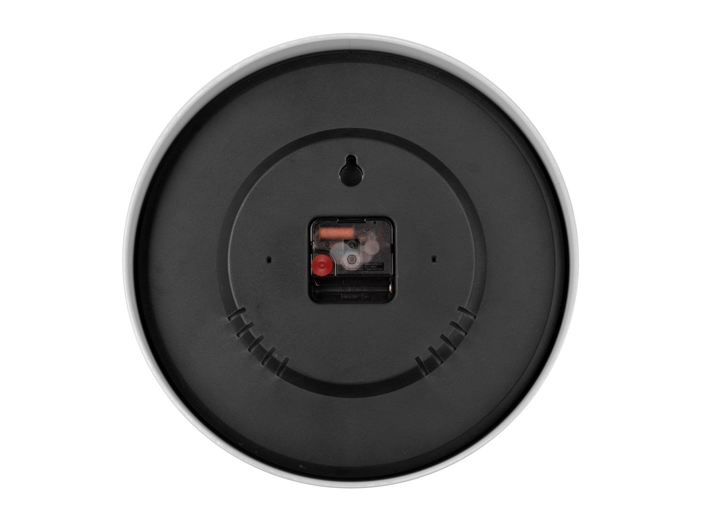 Layered Lines Clock - White