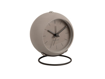 Nirvana Globe Alarm Clock - Dark Warm Grey