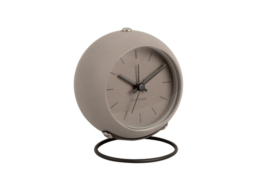 Nirvana Globe Alarm Clock - Dark Warm Grey