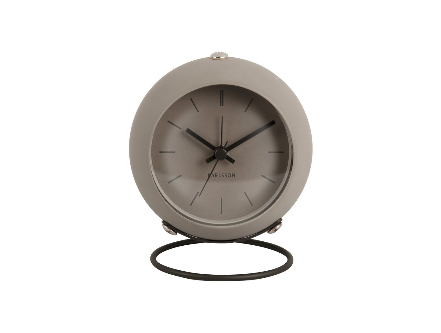 Nirvana Globe Alarm Clock - Dark Warm Grey