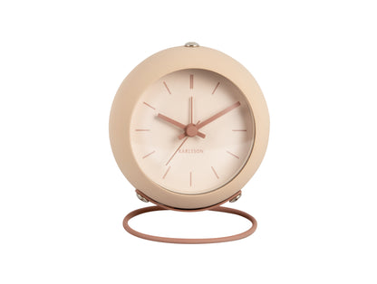 Nirvana Globe Alarm Clock - Sand Brown