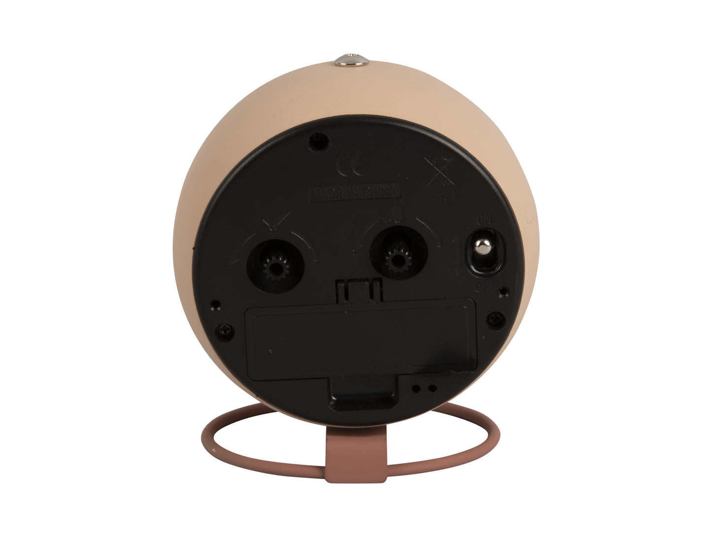 Nirvana Globe Alarm Clock - Sand Brown