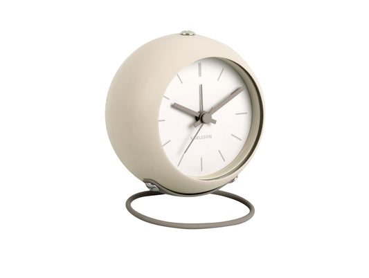 Nirvana Globe Alarm Clock - Warm Grey