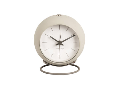 Nirvana Globe Alarm Clock - Warm Grey
