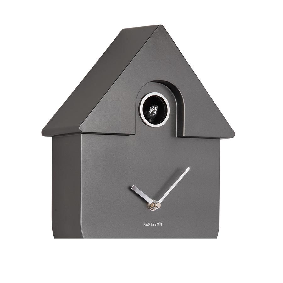 Modern Cuckoo Clock - Metallic Dark Grey [PRE-ORDER END OCT]