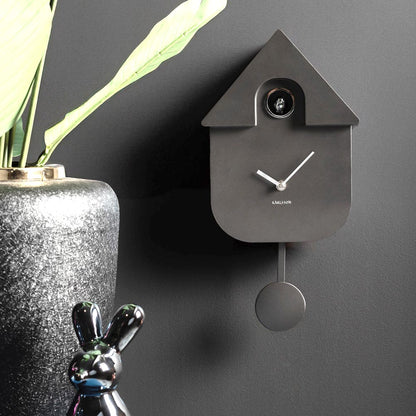 Modern Cuckoo Clock - Metallic Dark Grey [PRE-ORDER END OCT]