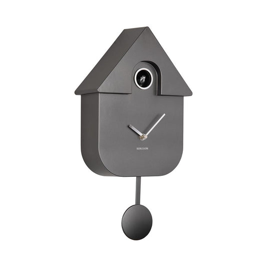 Modern Cuckoo Clock - Metallic Dark Grey [PRE-ORDER END OCT]