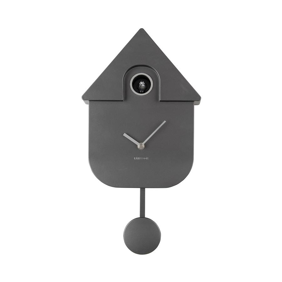 Modern Cuckoo Clock - Metallic Dark Grey [PRE-ORDER END OCT]
