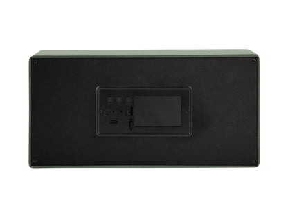 Boxed LED Alarm/Table Clock (USB) - Jungle Green