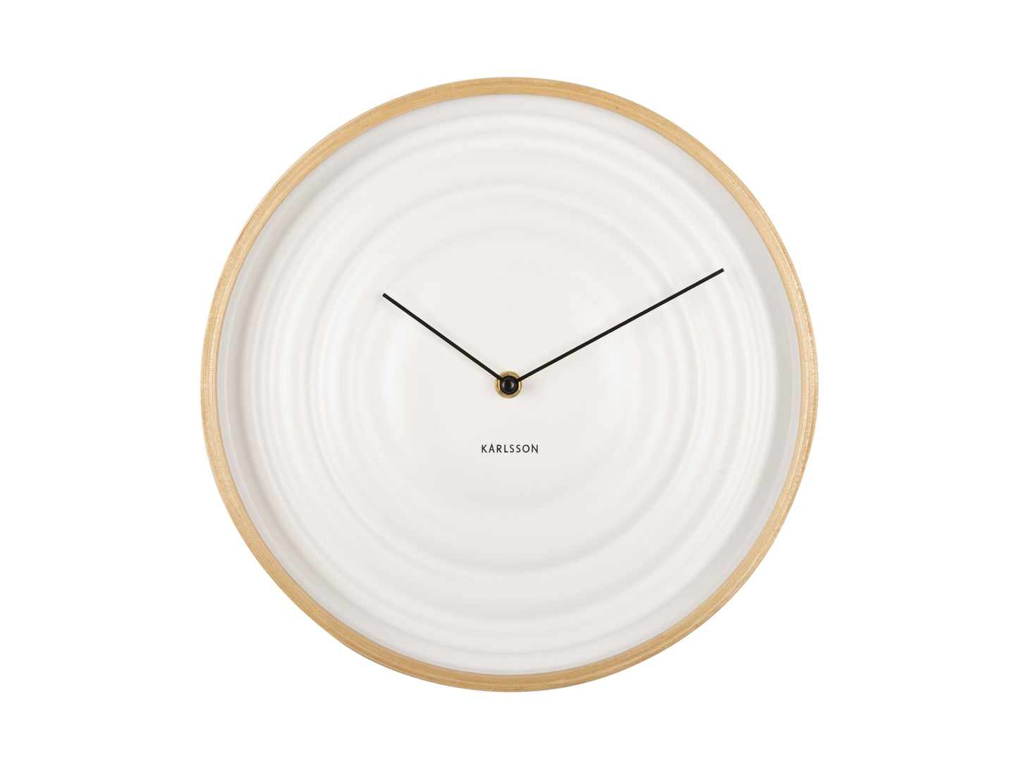 Scandi Ribble Clock - White