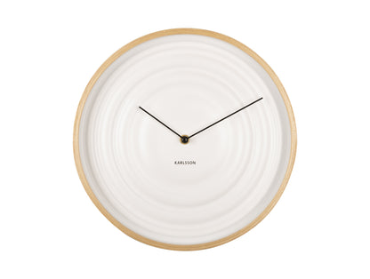 Scandi Ribble Clock - White