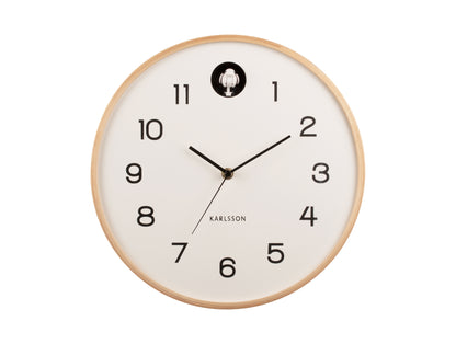Natural Cuckoo Clock - White