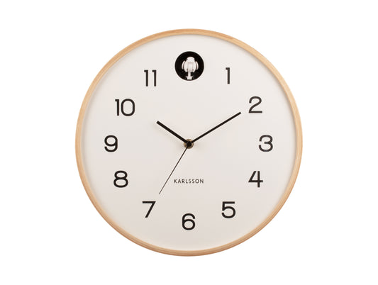 Natural Cuckoo Clock - White