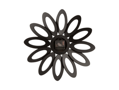 Fiore Clock - Black Wood