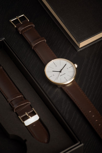 Men's Watch Normann - White