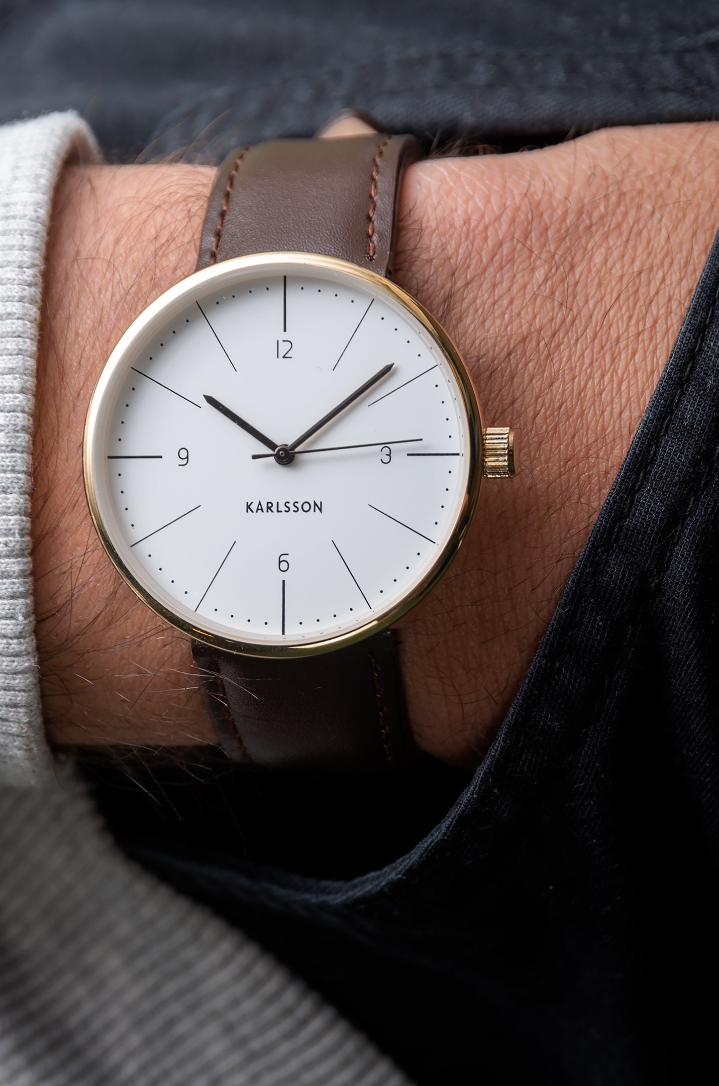Men's Watch Normann - White
