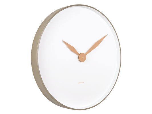 Albatross Wall Clock - Moss Green