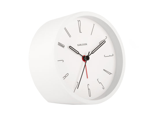 Belle Alarm Clock - White