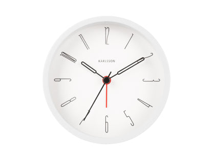 Belle Alarm Clock - White