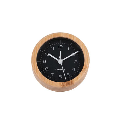 Neat Round Alarm Clock - Black