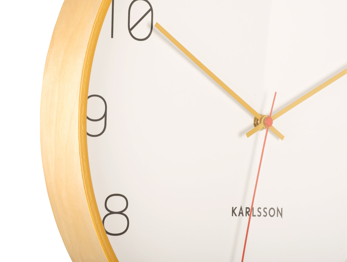 Joy Wall Clock - Ochre Yellow