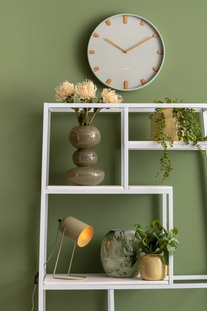 Grace Wall Clock - Grayed Jade