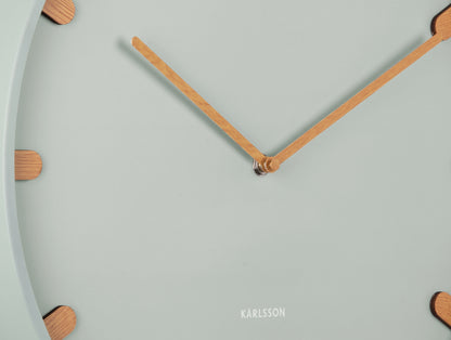 Grace Wall Clock - Grayed Jade
