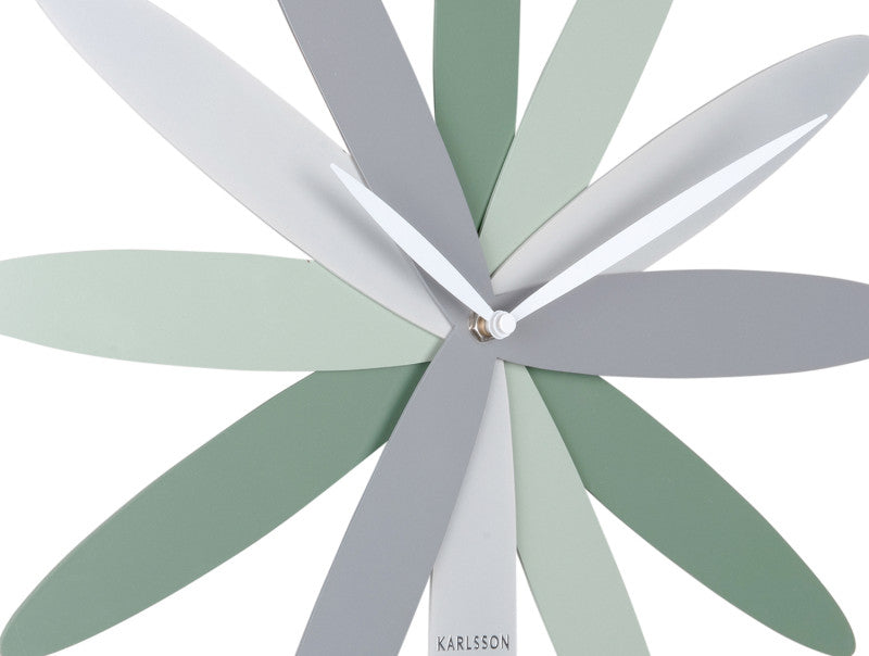 Bloom Wall Clock - Green