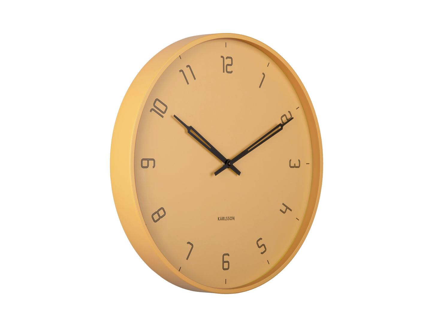 Stark Wall Clock - Honey Yellow