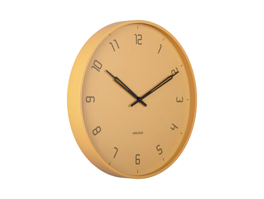 Stark Wall Clock - Honey Yellow