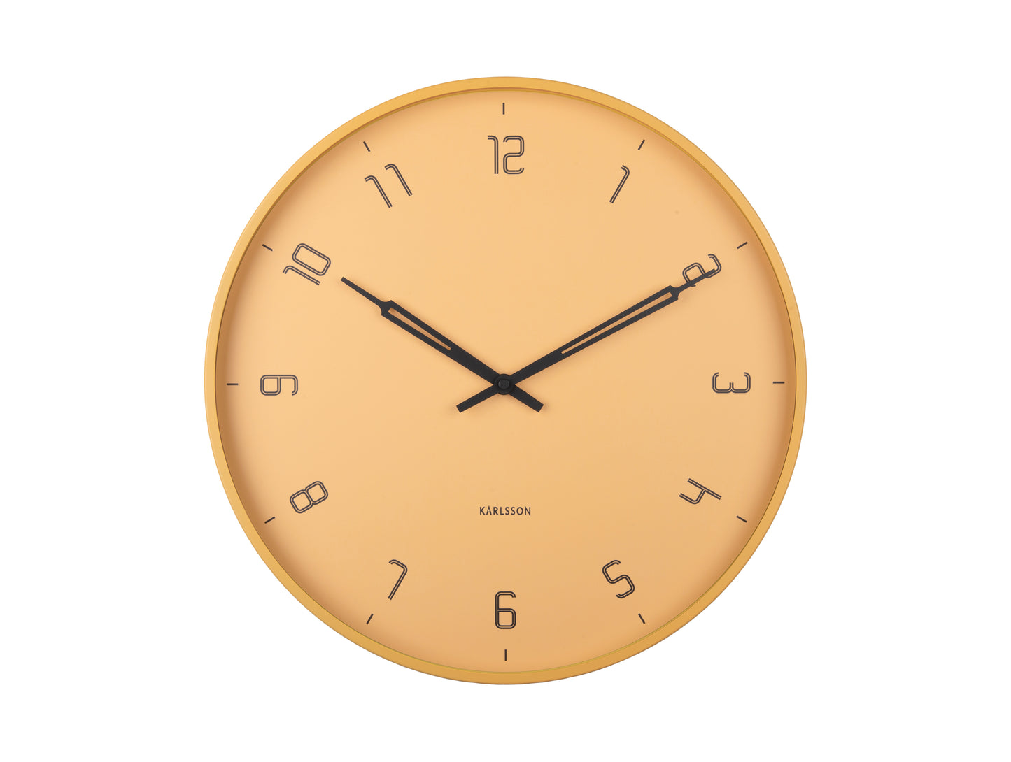 Stark Wall Clock - Honey Yellow