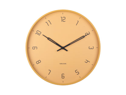 Stark Wall Clock - Honey Yellow