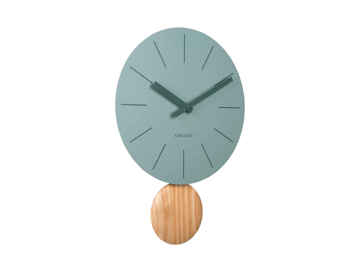 Arlo Pendulum Clock - Jungle Green
