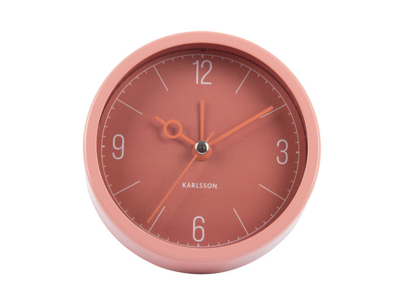 Monocle Alarm Clock - Blush Red